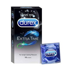 A2ZSecretShop Durex Extra Time Condoms, 10pcs