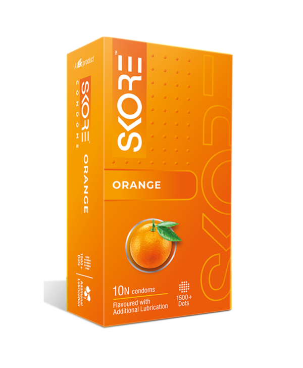 A2ZSecretShop Skore Orange Flavored Condom (10pcs)