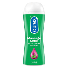 A2ZSecretShop Durex Play Aloe Vera 2 in 1 Massage Gel Intimate Lubricant 200 ml