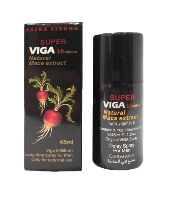 A2ZSecretShop Super Viga Spray 10 Million Natural Maca Extract for Men (Vitamin – E)
