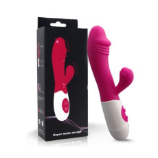A2ZSecretShop Super Mute Design Multispeed Vibrator for Women – Quiet Dual Stimulation Silicone Pleasure Toy