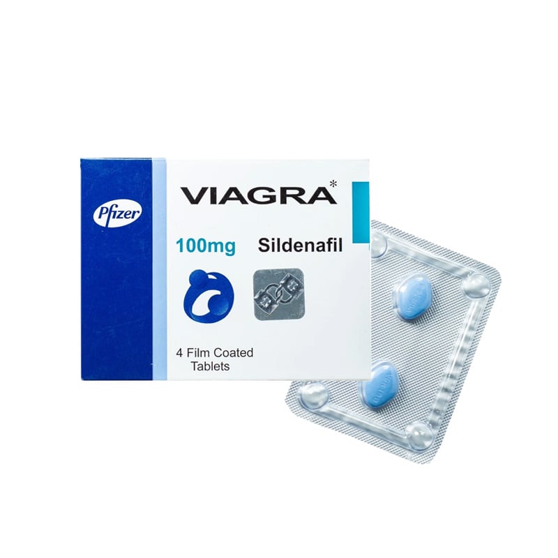A2ZSecretShop Viagra 100mg Tablet (Sildenafil Citrate)  2 Packs – 4 Tablets