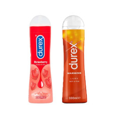 A2ZSecretShop Durex Strawberry & Warming Lubricant Gel Combo