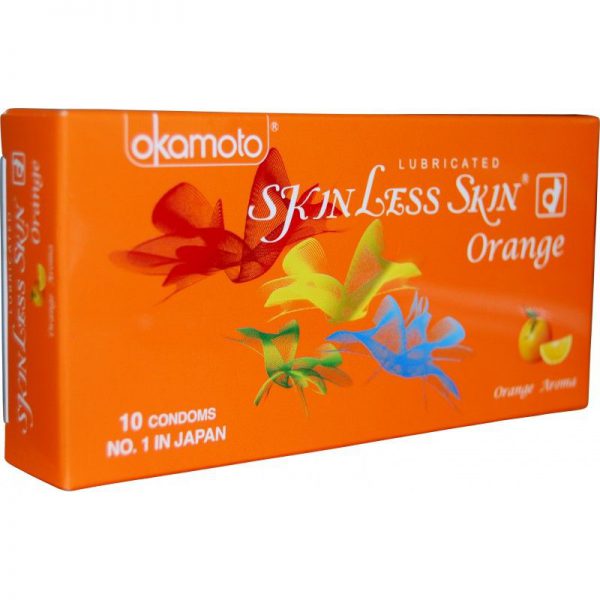 A2ZSecretShop Skinless Skin Orange Condom