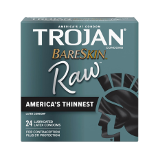 A2ZSecretShop Trojan Bareskin Raw Latex Lubricated Thin Condoms