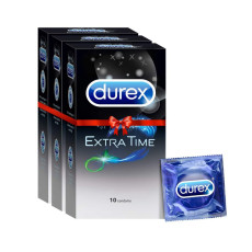 A2ZSecretShop Durex Extra Time Condoms Combo 3 Pack - 30 Pcs